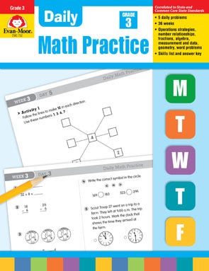 Daily Math Practice Grade 3 Ebook