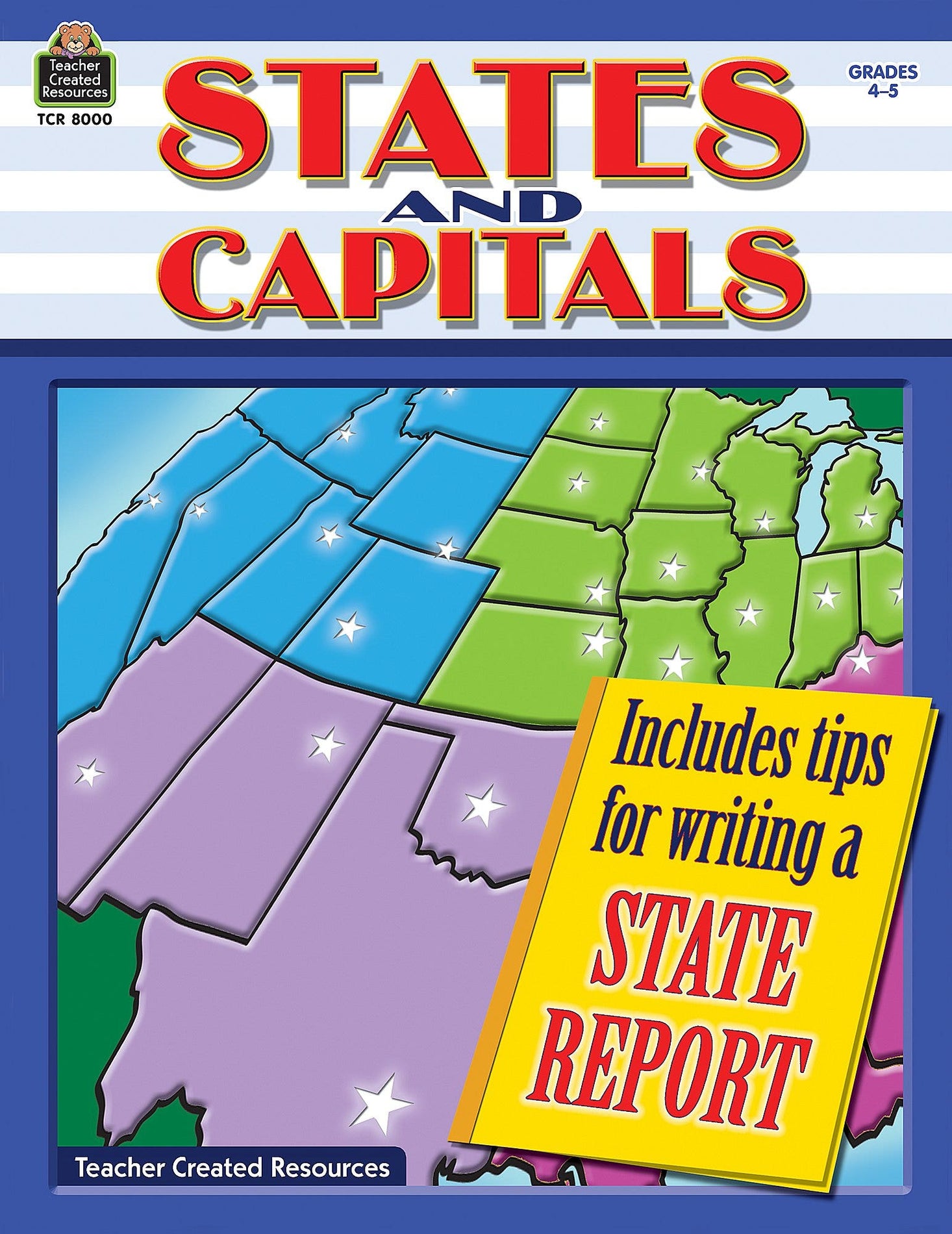 States and Capitals Grd 4-5 Ebook
