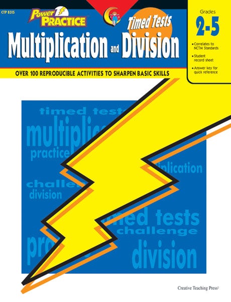 Timed Tests Multiplication/division Power