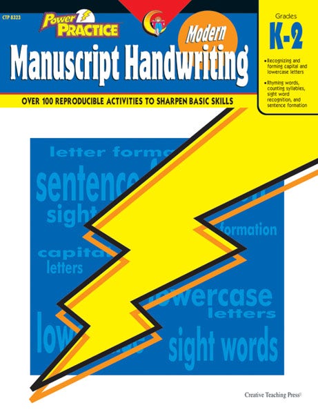 Modern Manuscript Handwriting Power Practice Series Ebook