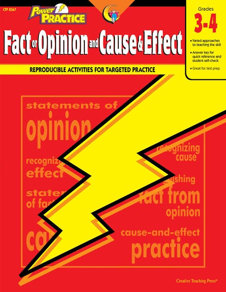 Gr 3-4 Fact Or Opinion & Cause And Effect Language Power