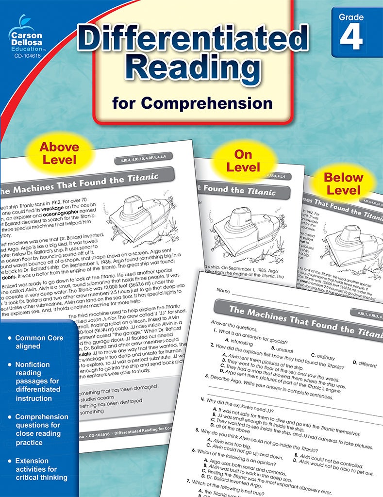 Differentiated Reading for Comprehension Grade 4 (ebook)