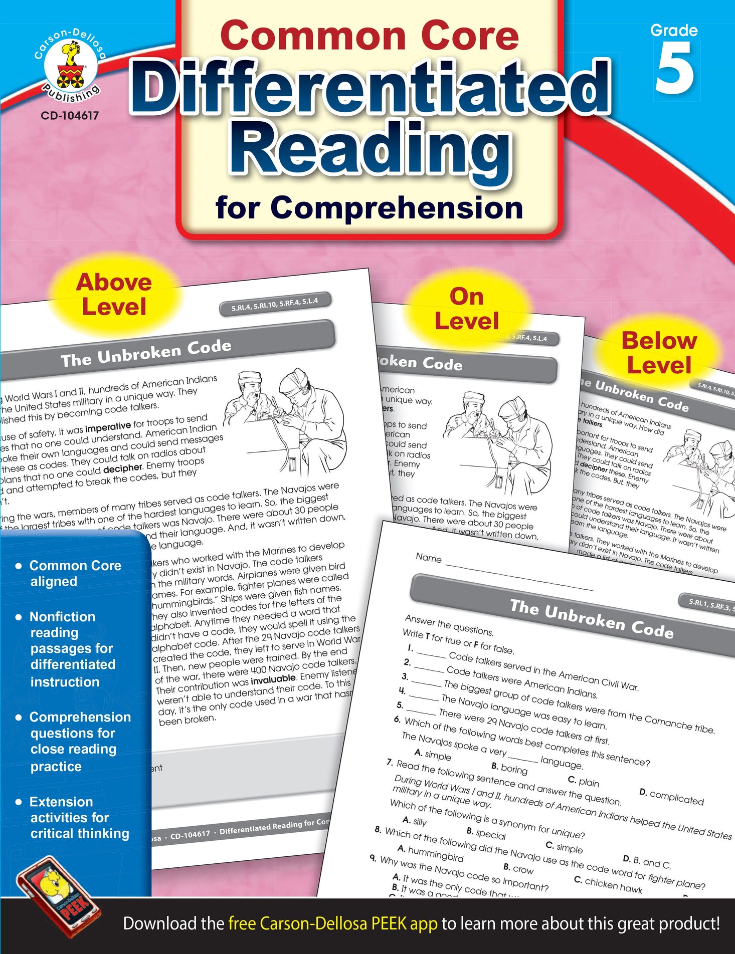Differentiated Reading for Comprehension Grade 5 (ebook)