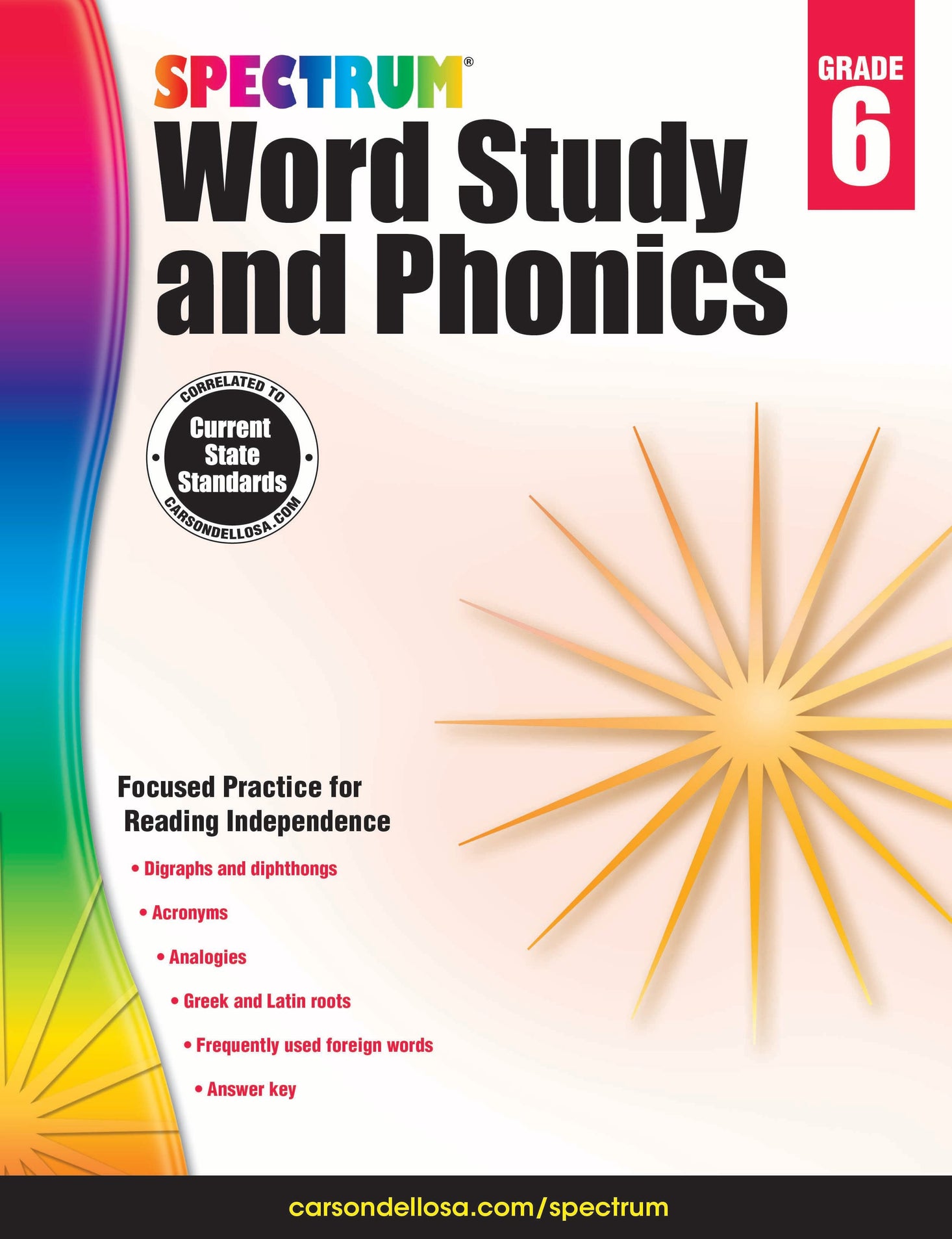 Spectrum Word Study And Phonics Grade 6 Ebook