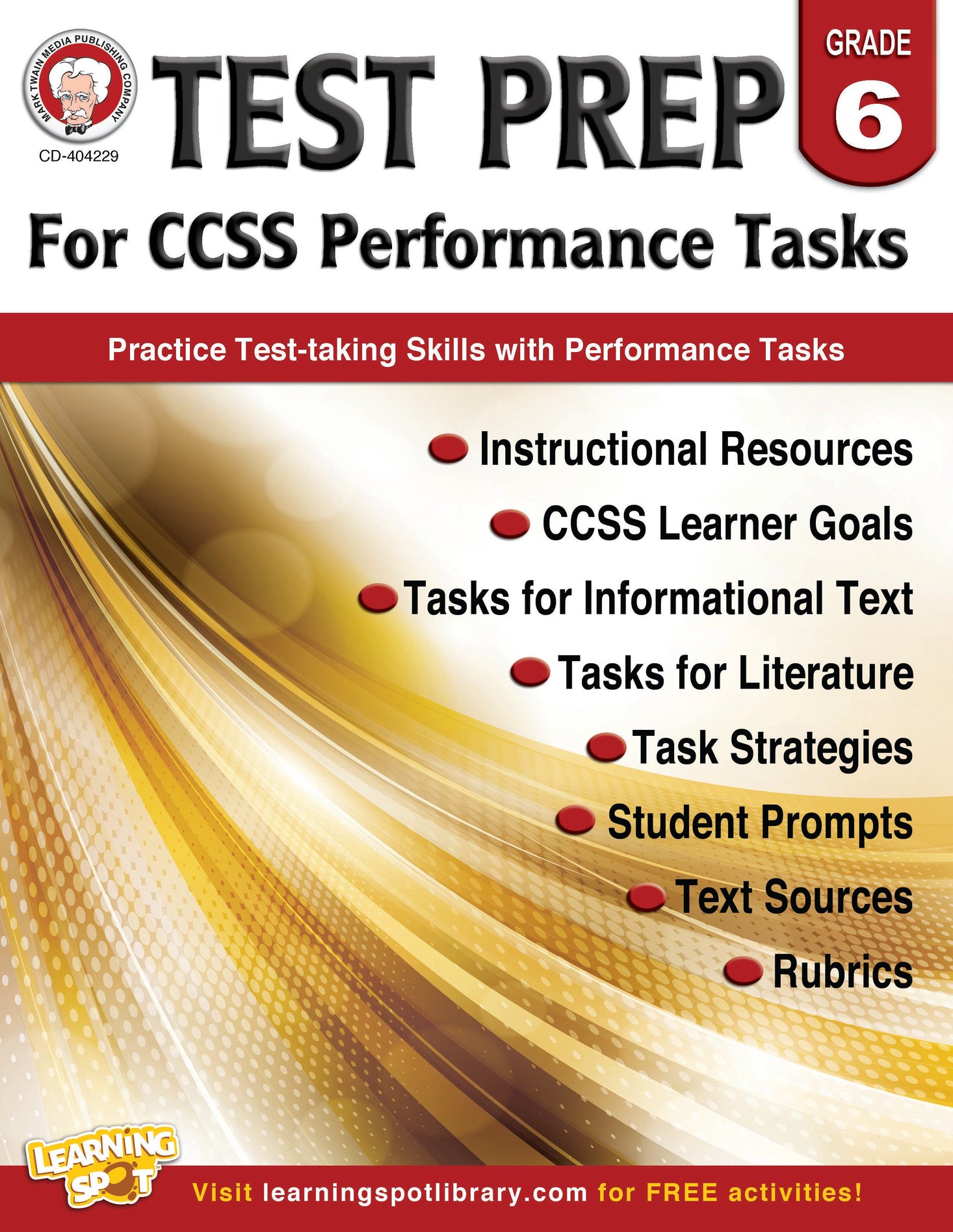 Test Prep For Ccss Performance Tasks Grade 6 (ebook) Ebook