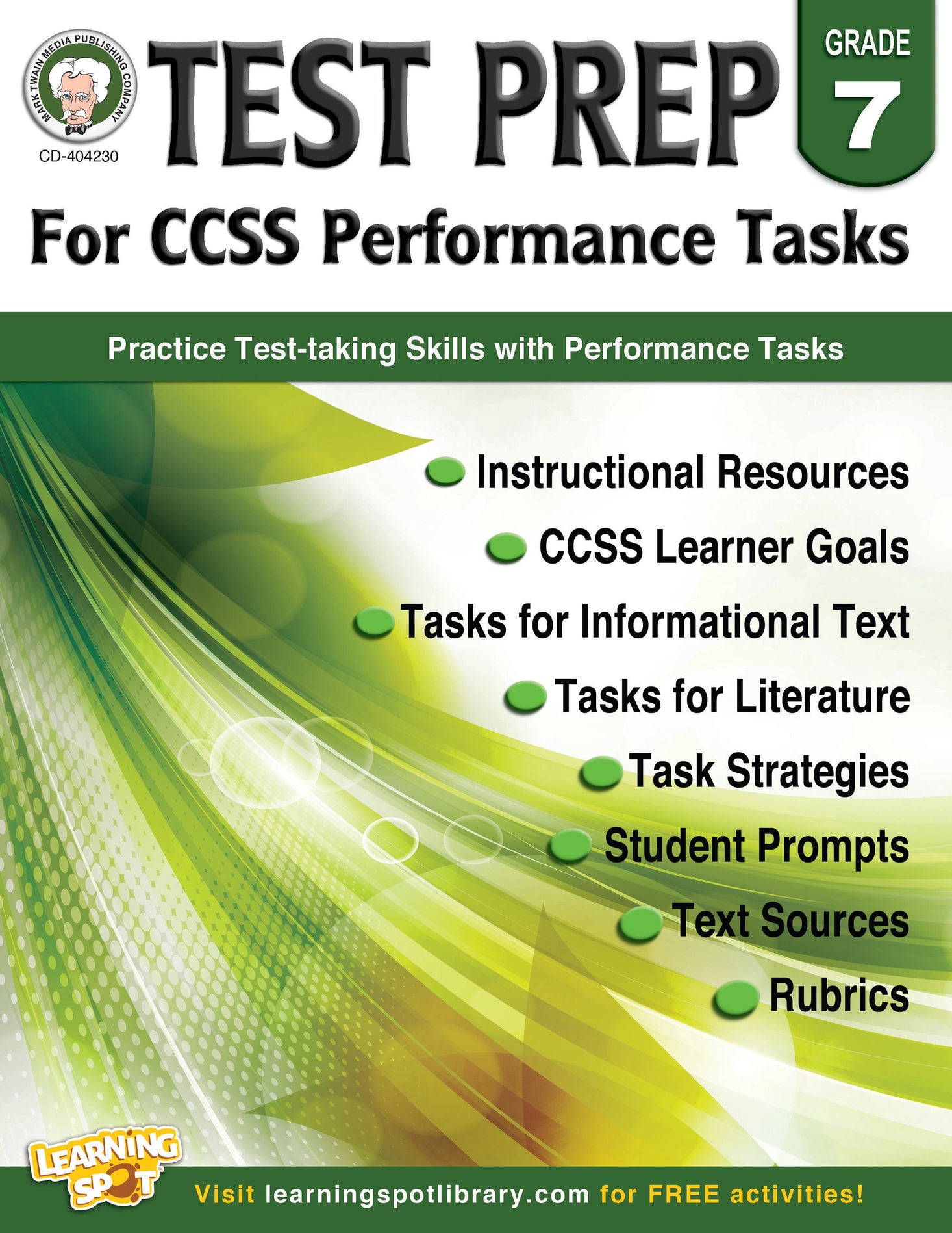 Test Prep For Ccss Performance Tasks Grade 7 (ebook) Ebook