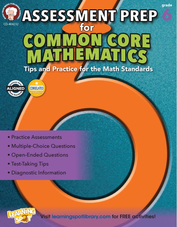 Assessment Prep For Common Core Mathematics Grade 6 (ebook)