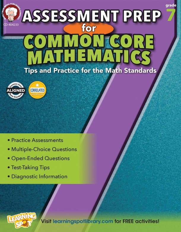 Assessment Prep For Common Core Mathematics Grade 7 (ebook)