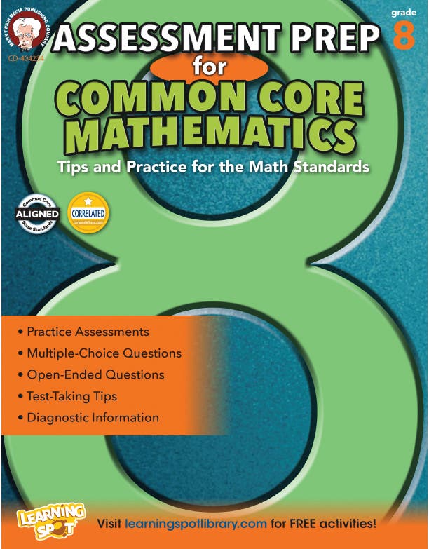 Assessment Prep For Common Core Mathematics Grade 8 (ebook)