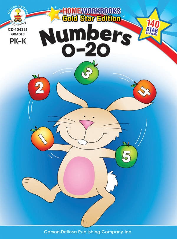 Numbers 0-20 Grades Pk - K (ebook) Ebook