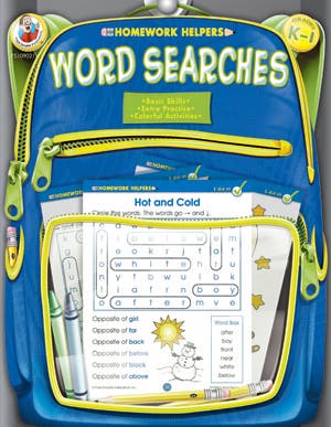 Word Searches Grades K - 1 Ebook