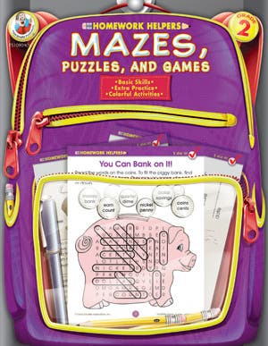 Mazes Puzzles and Games Grade 2 Ebook