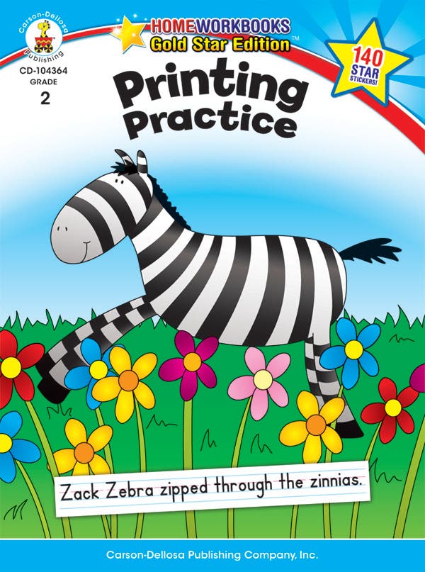 Printing Practice Grade 2 (ebook) Ebook