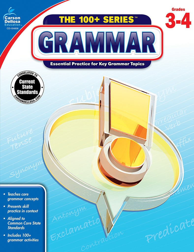 Grammar Grades 3-4 Ebook The 100+ Series
