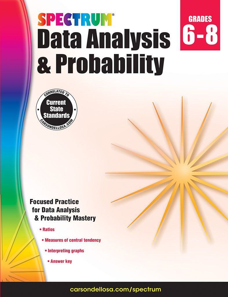 Spectrum Data Analysis And Probability Grades 6-8 (eBook)