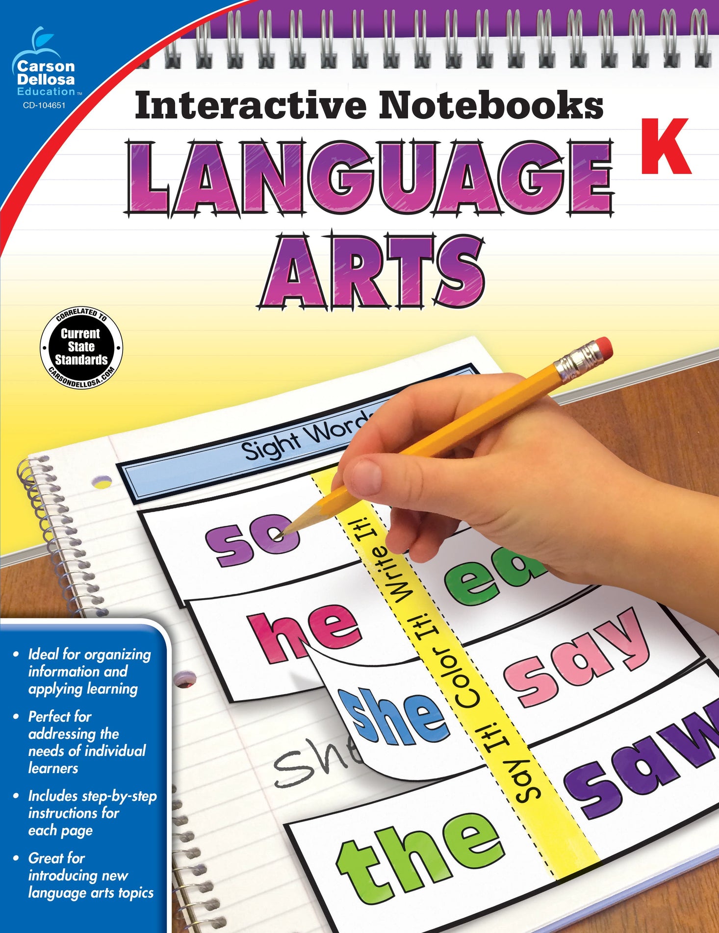 Language Arts Grade K Ebook