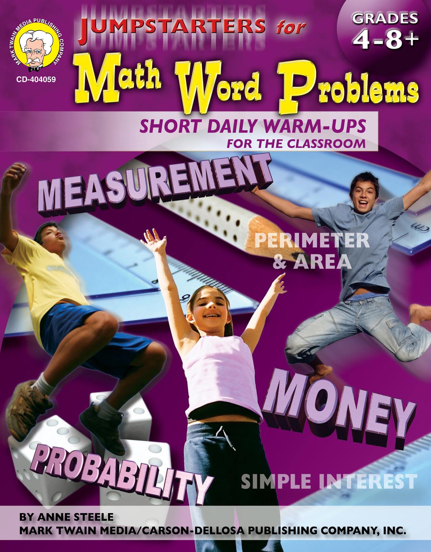 Gr4-8 Jumpstarters for Math Word Problems Ebook