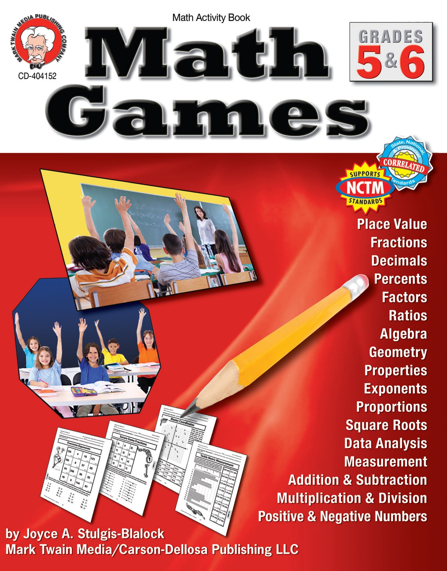 Math Games (Grades 5-6) EBOOK