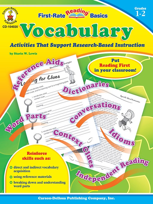 Gr 1-2 Vocabulary Ebook