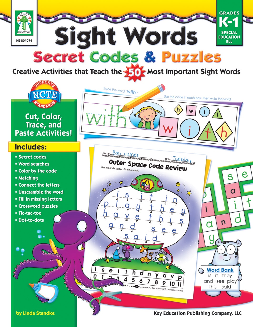 Sight Words Secret Codes and Puzzles Ebook