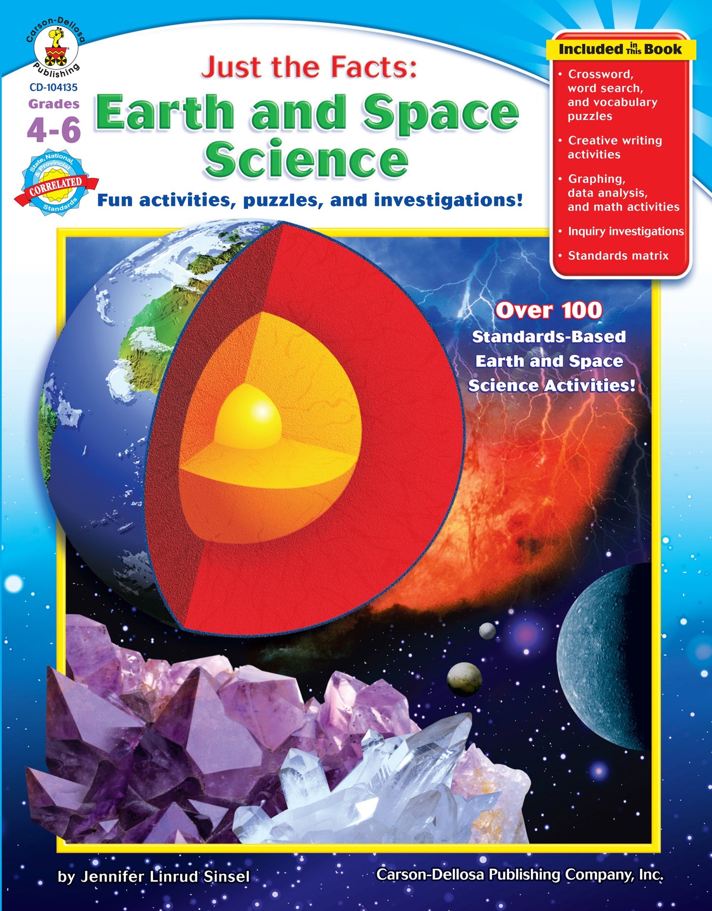 Gr 4-6 Just the Facts: Earth and Space Science Ebook