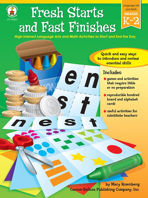Gr K-2 Fresh Starts and Fast Finishes Ebook