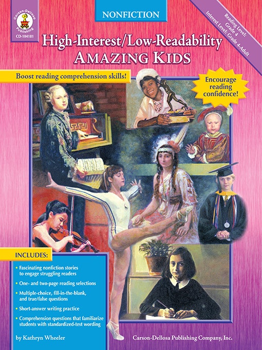 Gr 4 Amazing Kids High-Interest/Low-Readability