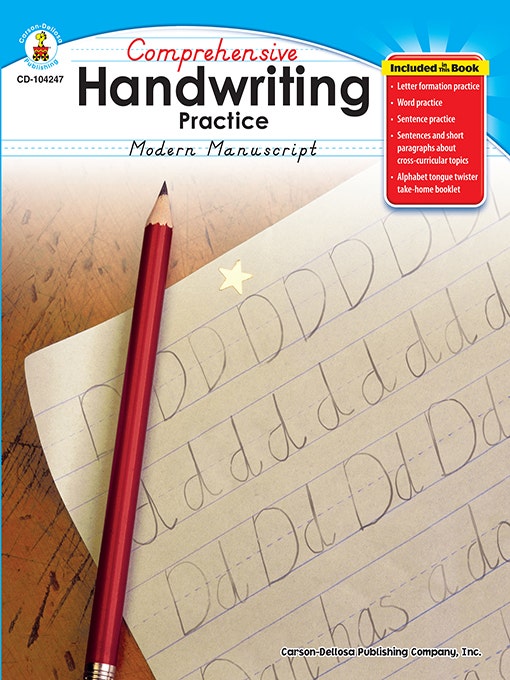 Gr K-1 Comprehensive Handwriting Practice Ebook