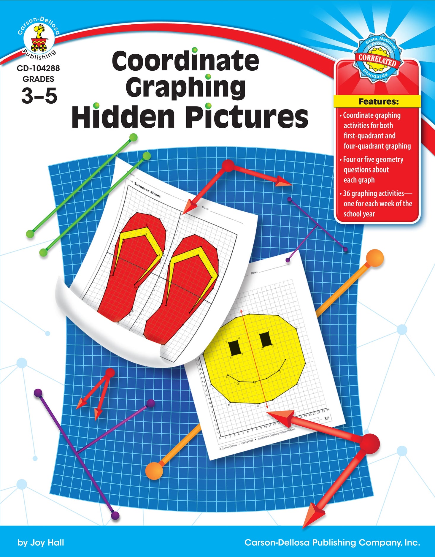 Gr 3-5 Coordinate Graphing Hidden Pictures Ebook