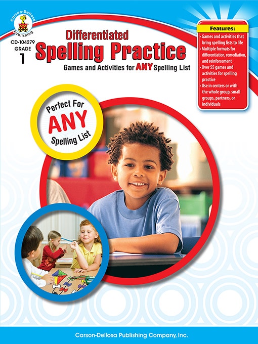 Gr 1 Differentiated Spelling Practice Ebook
