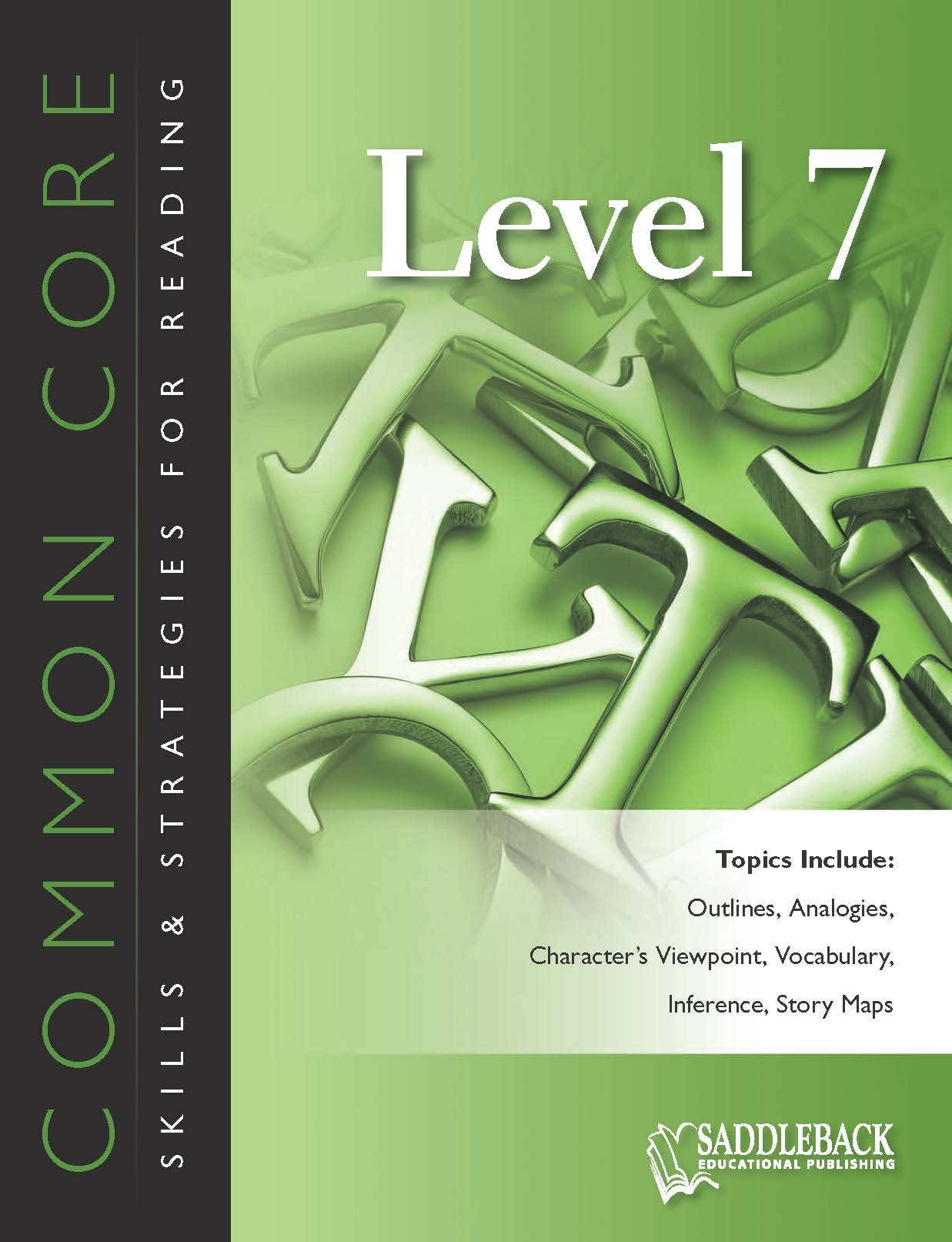 Common Core Skills and Strategies for Reading Level 7 Ebook