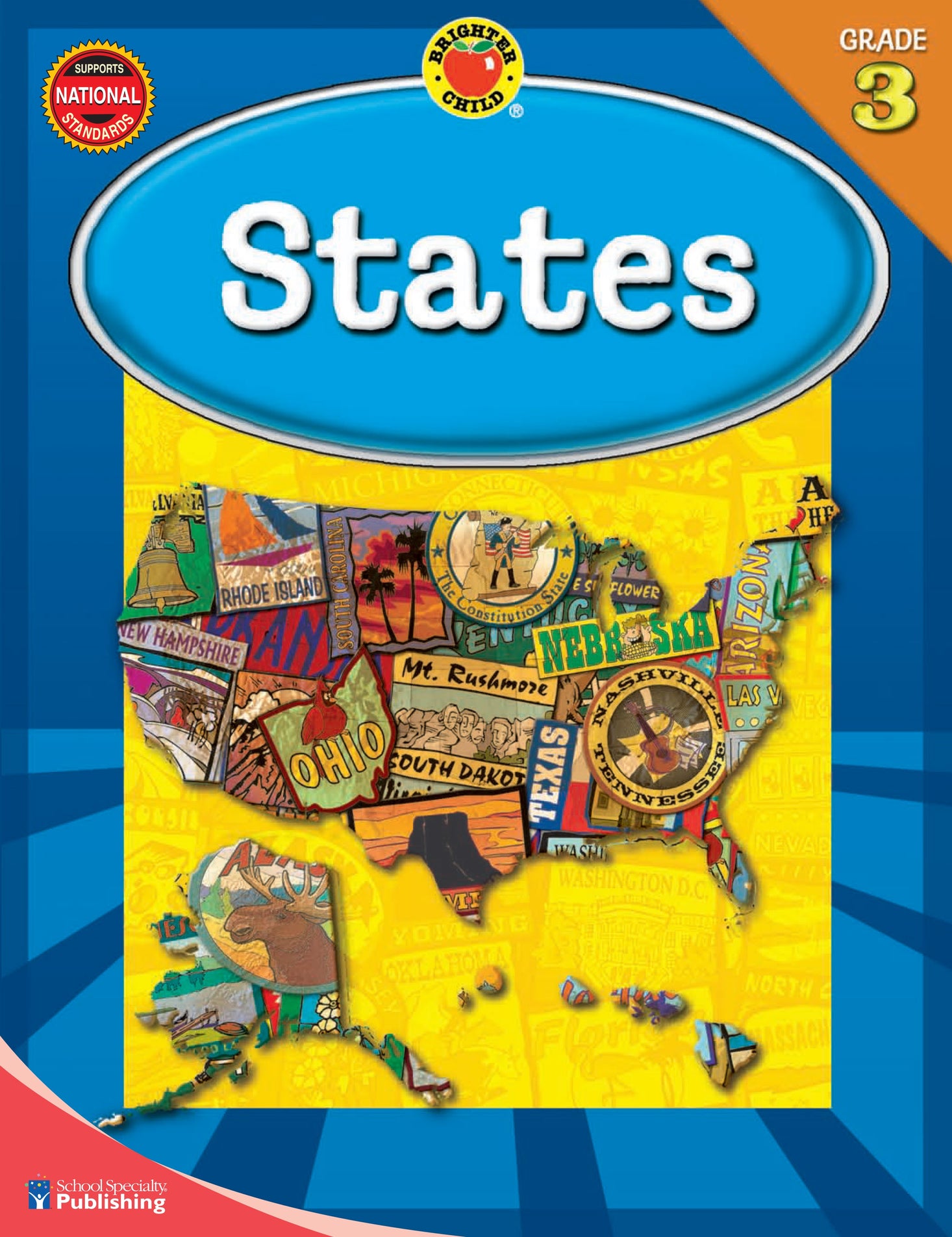 Brighter Child US States (Grade 3) Ebook