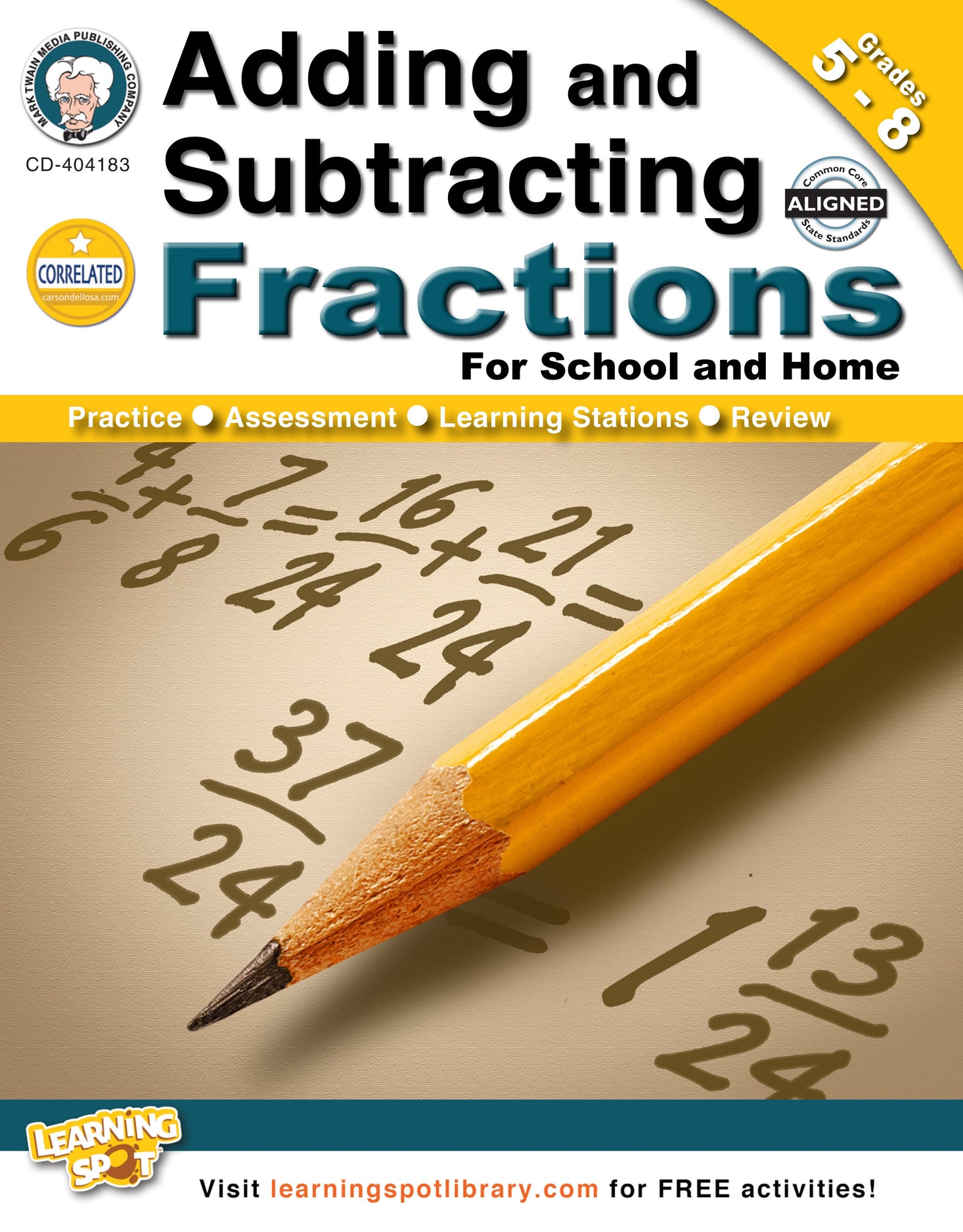Adding and Subtracting Fractions Ebook