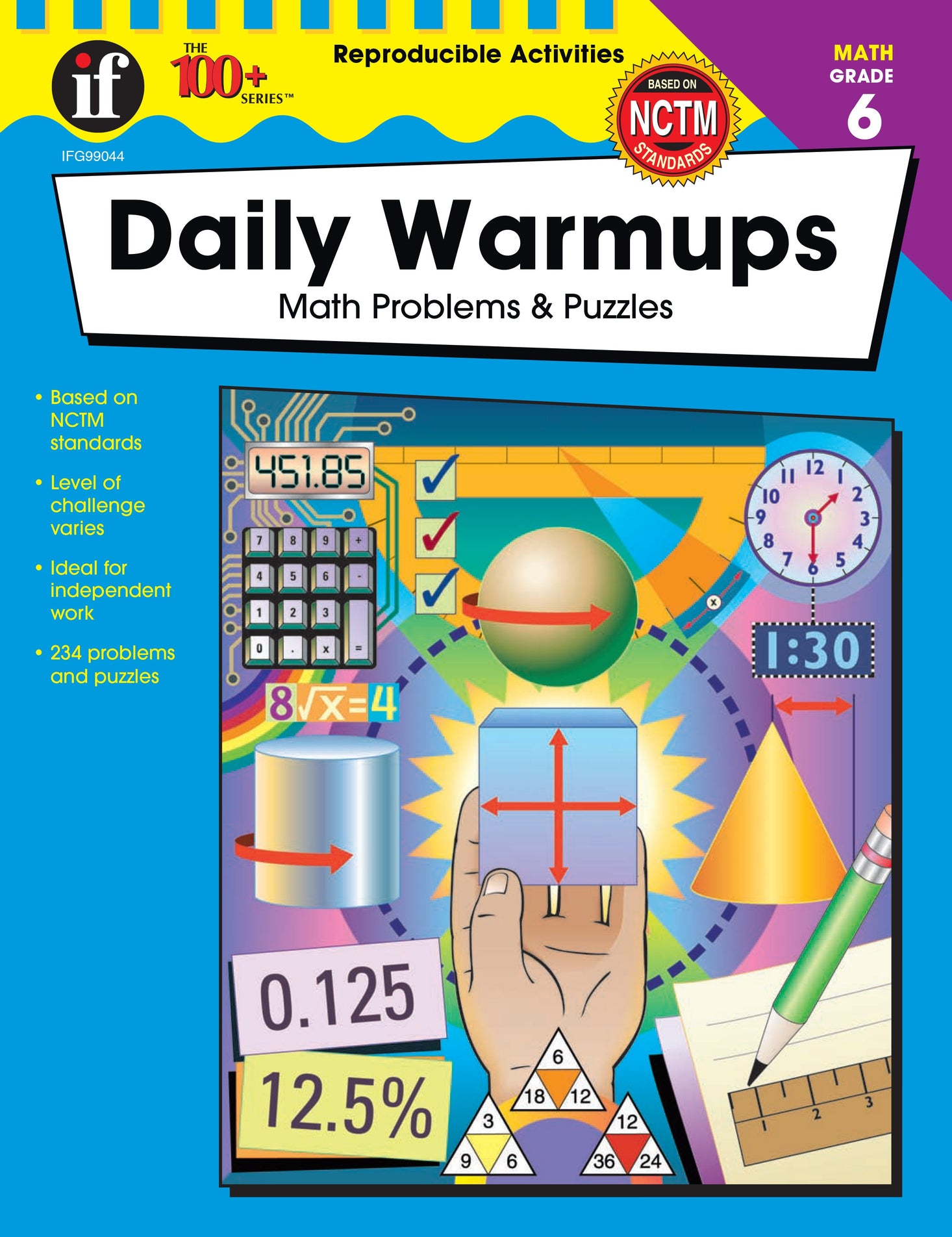Daily Warmups Math Problems (Grade 6) Ebook