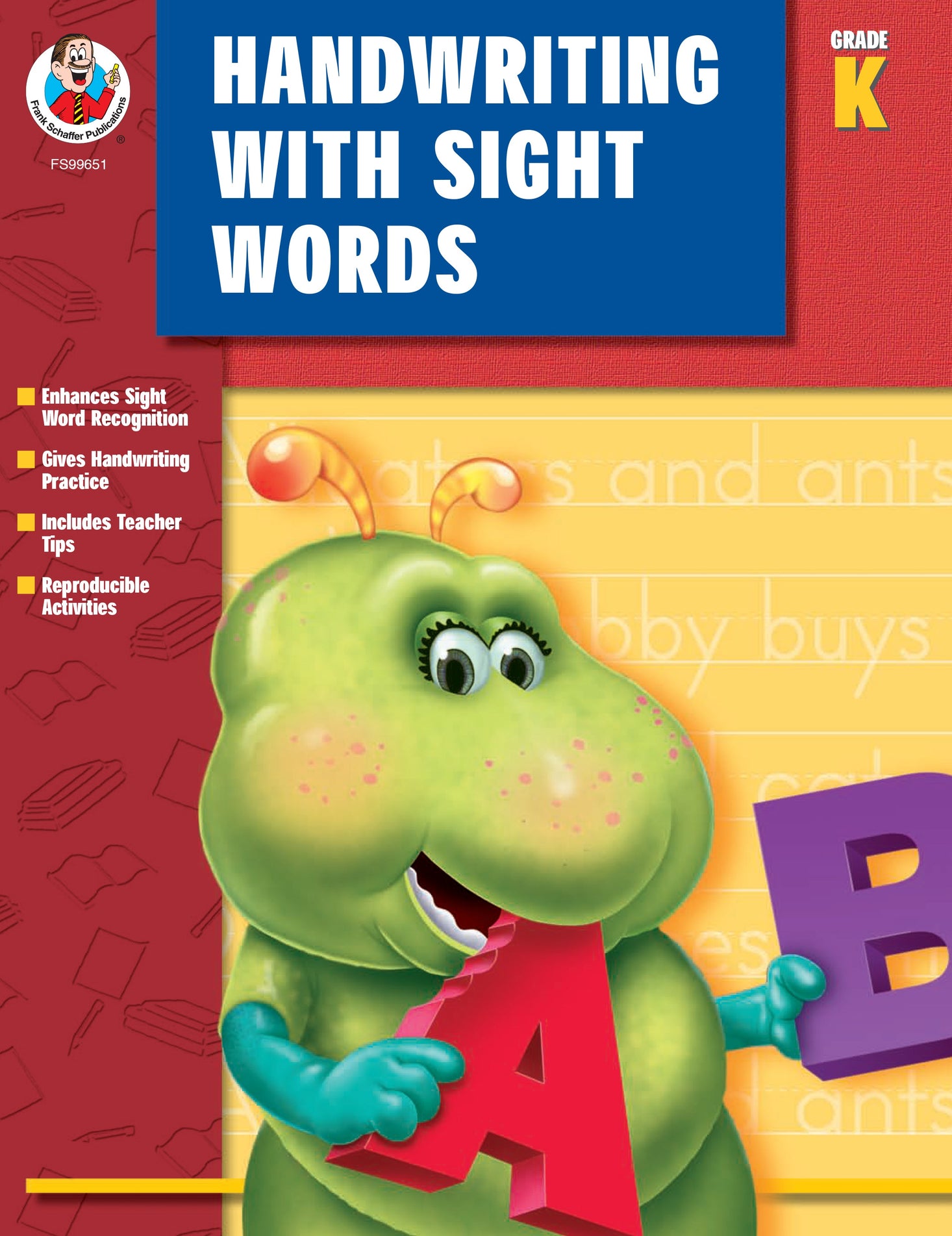 Handwriting with Sight Words (Kindergarten) Ebook