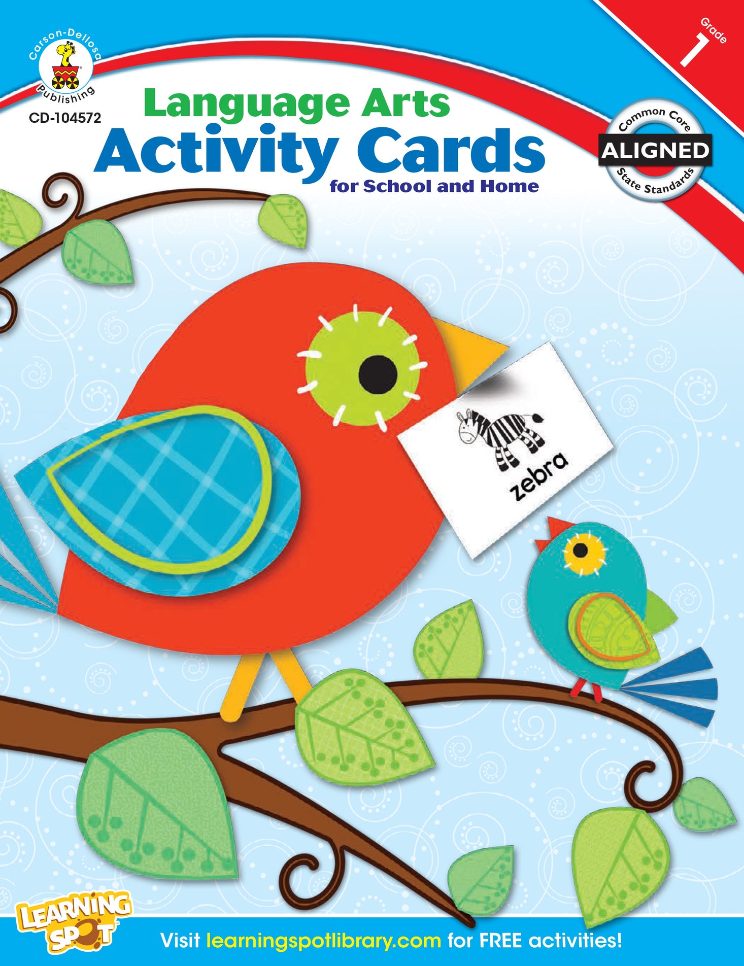 Language Arts Activity Cards for School and Home (Grade 1) E