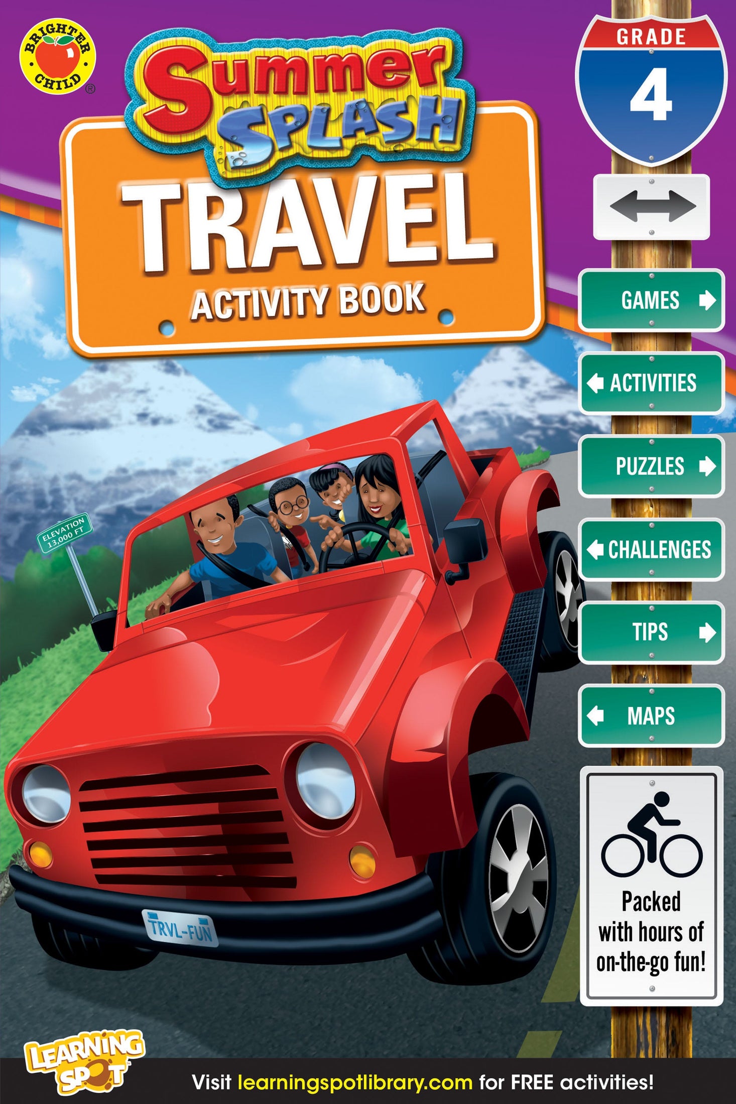 Summer Splash Travel Activity Book: Grade 4 Ebook