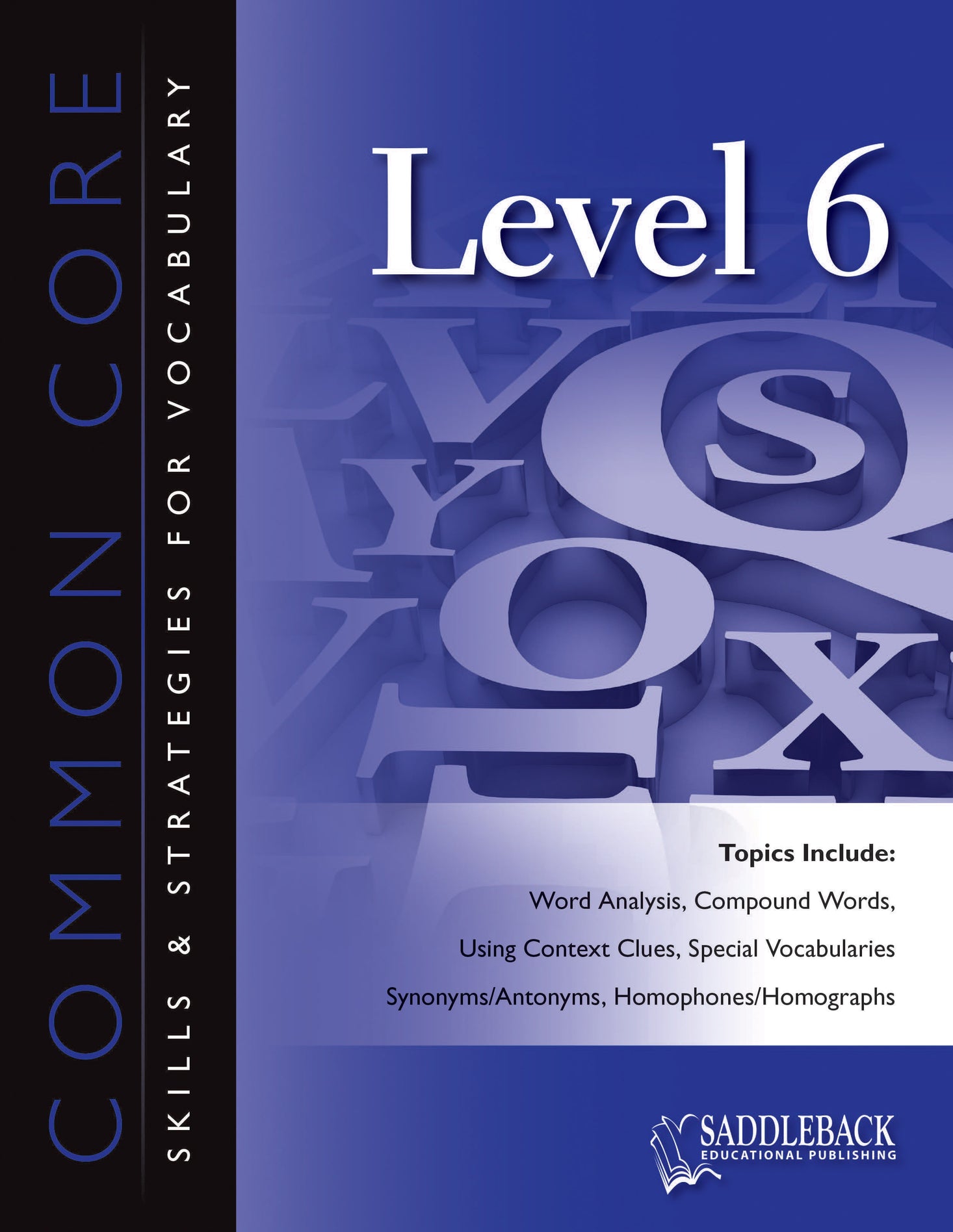 Common Core Skills & Strategies For Vocabulary Level 6 Ebook