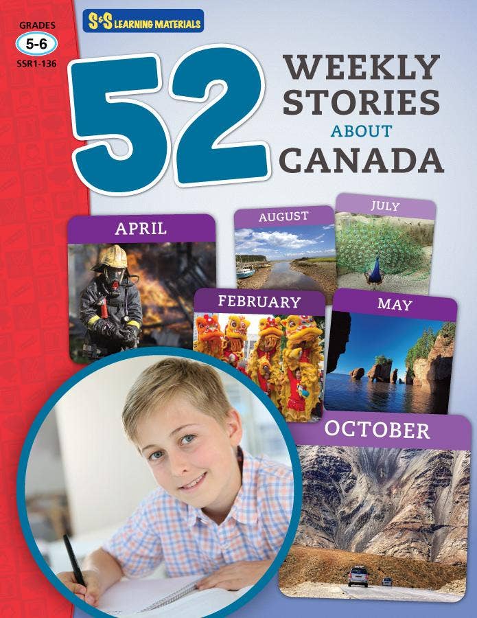 52 WEEKLY STORIES ABOUT CANADA GR. 5-6 Ebook