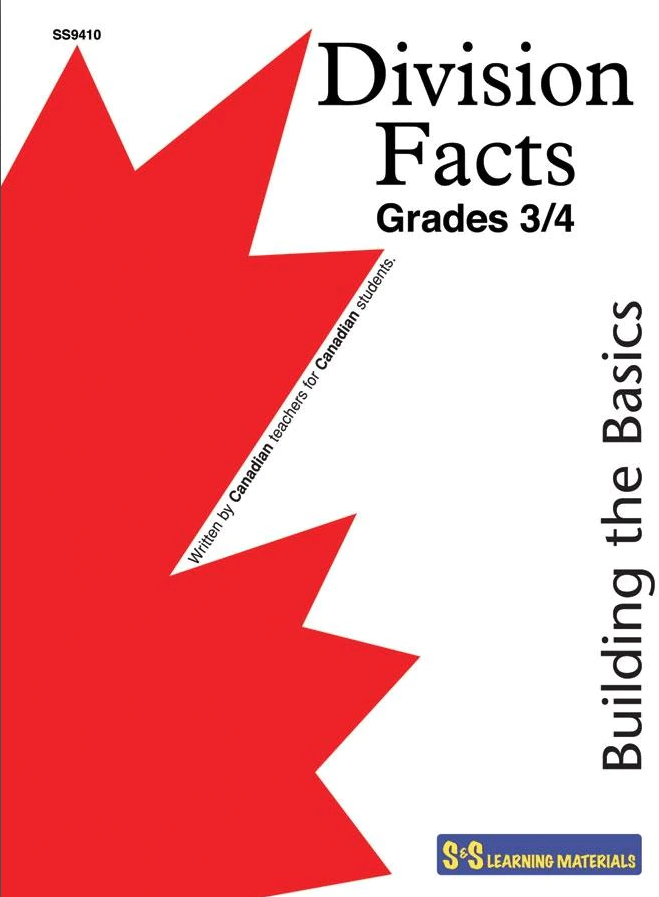 Division Facts Grade 3-4: Building the Basics Ebook