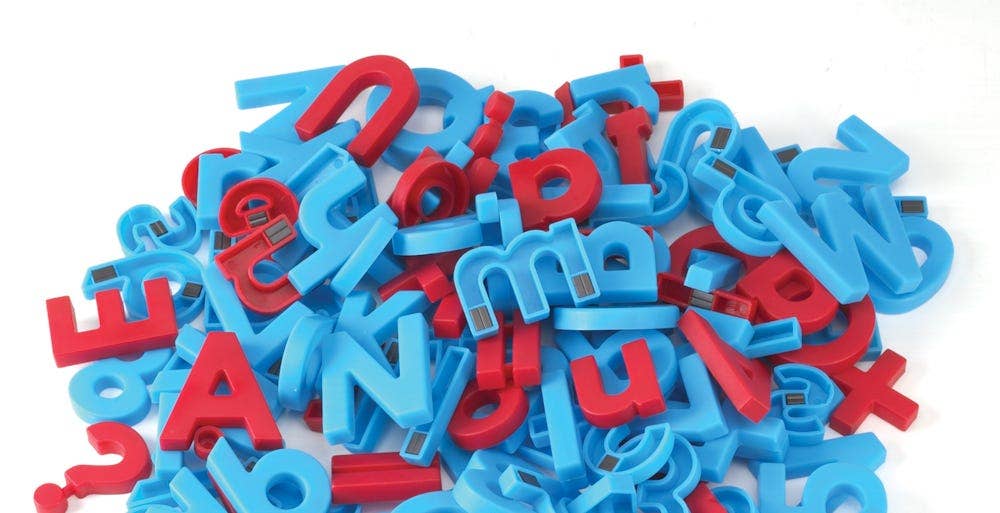 AlphaMagnets and MathMagnets Color Coded 214 pcs