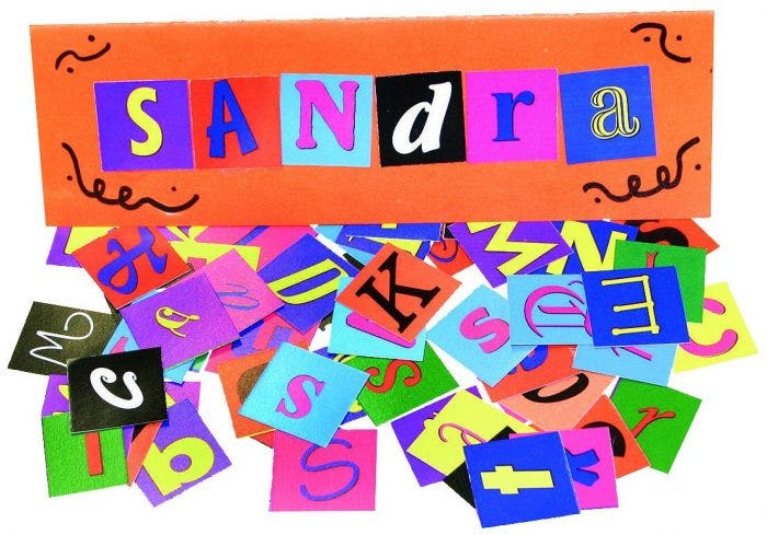 Alphabet Pasting Pieces 2000 pack