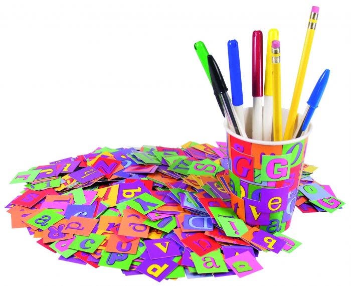 Alphabet Pasting Pieces 2000 pack