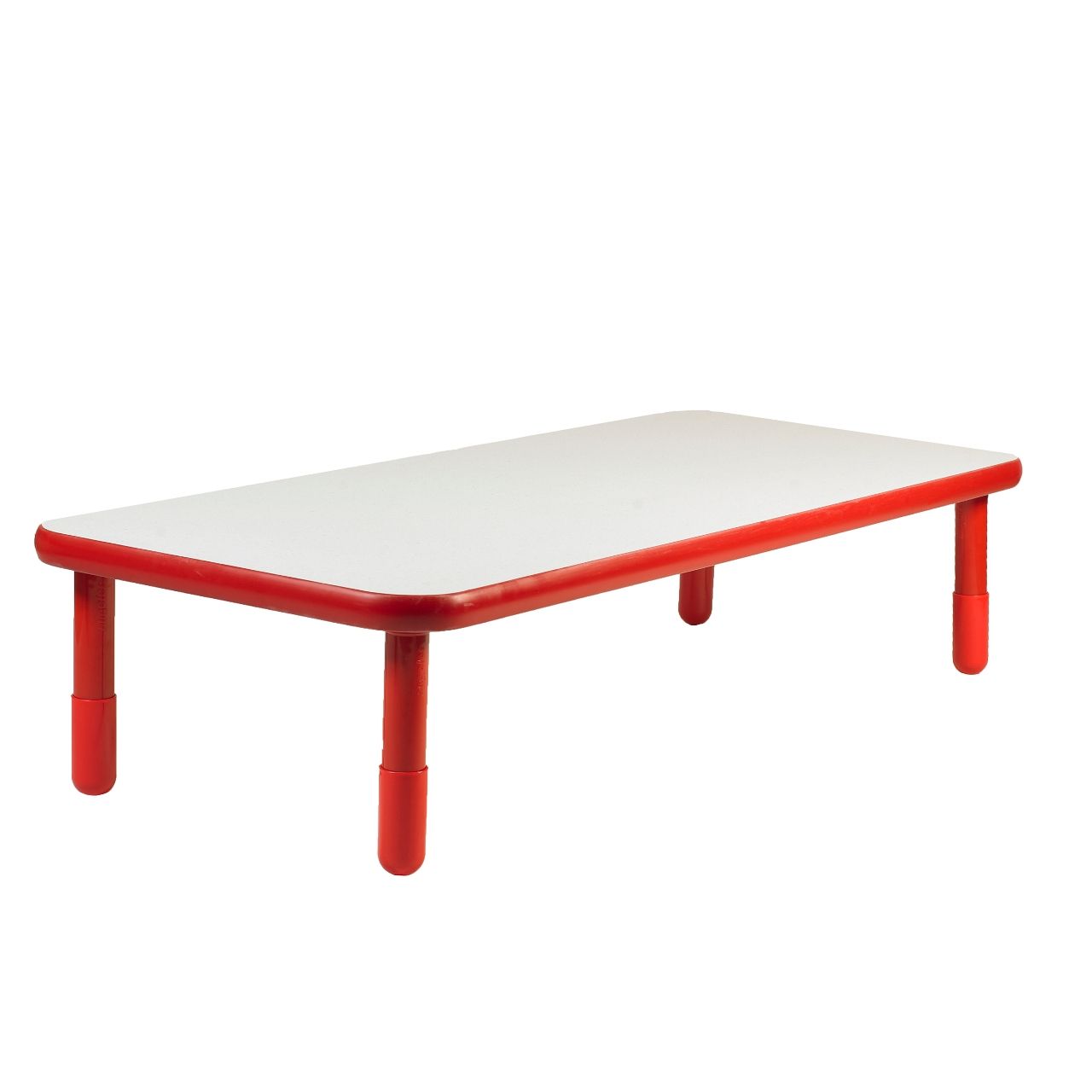 BASELINE 72in x 30in Rectangular Table Candy Apple Red with 18in Legs
