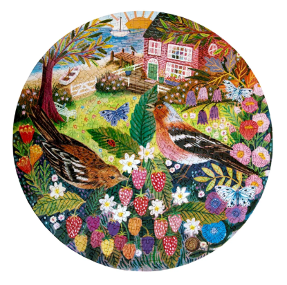 Birds by the Sea 500 pc Round Puzzle
