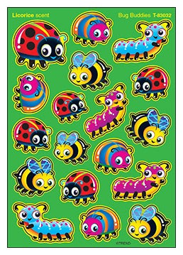 Buggy Buddies Stinky Stickers Mixed Shapes
