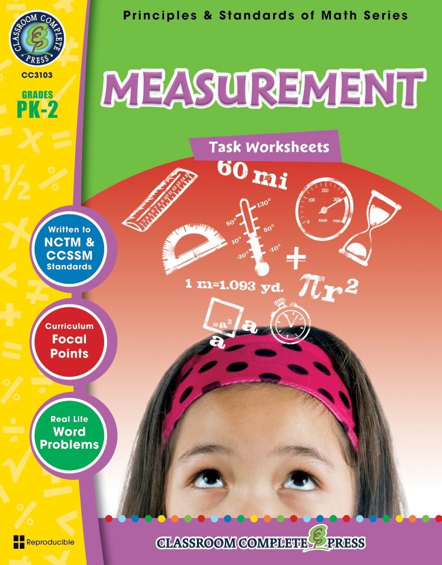 Measurement - Task Sheets Gr. PK-2 Ebook