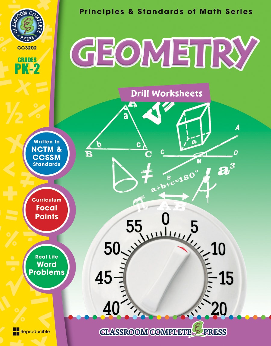 Geometry - Drill Sheets Gr. PK-2 Ebook