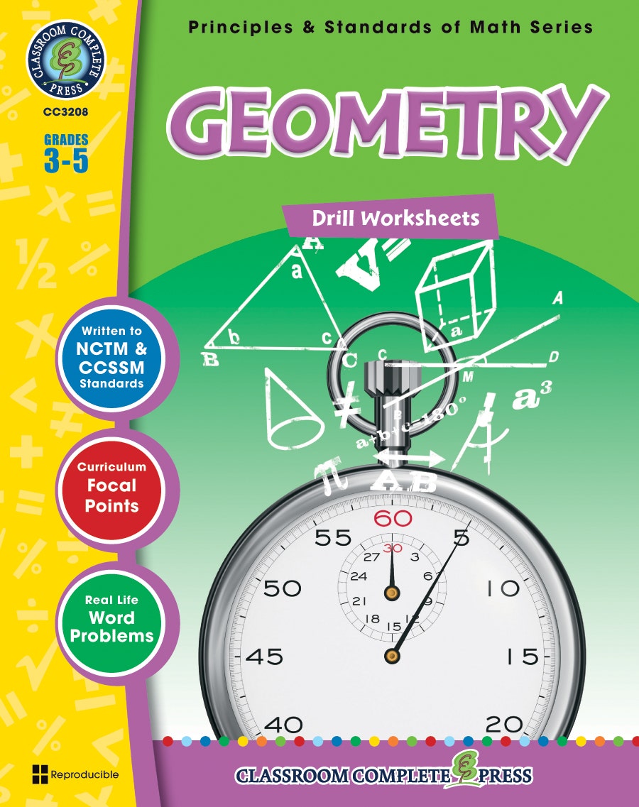 Geometry - Drill Sheets Gr. 3-5 Ebook