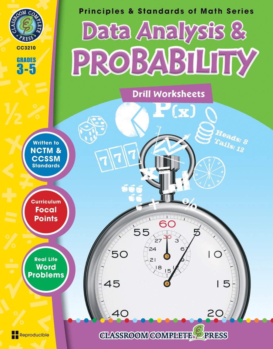 Data Analysis & Probability - Drill Sheets Gr. 3-5 Ebook